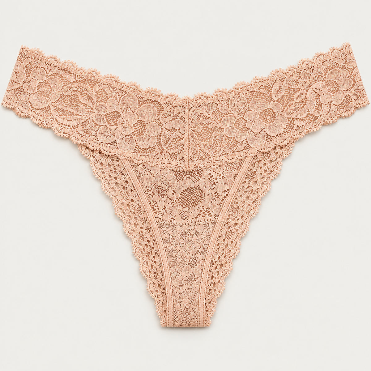 7-Pack Soft Lace Floral Thongs ✨