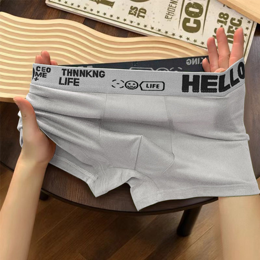 5-Pack Men's Letter Boxer Briefs