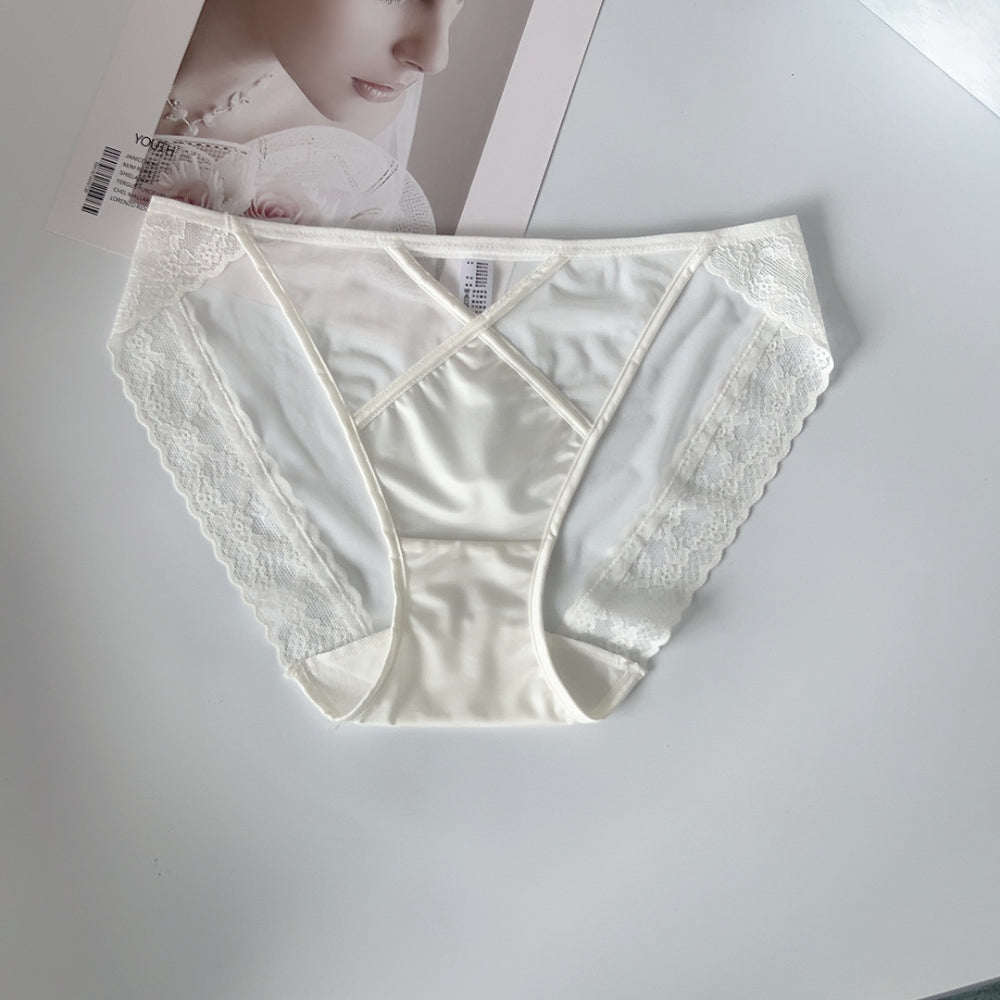 Leopard Heart Lace Panties