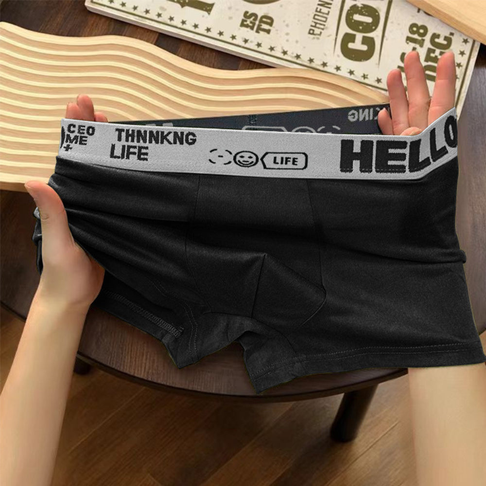 5-Pack Men's Letter Boxer Briefs