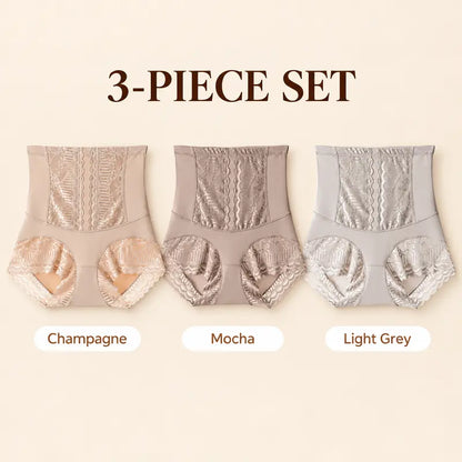 High Waist Lace Tummy Control Briefs