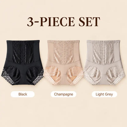 High Waist Lace Tummy Control Briefs