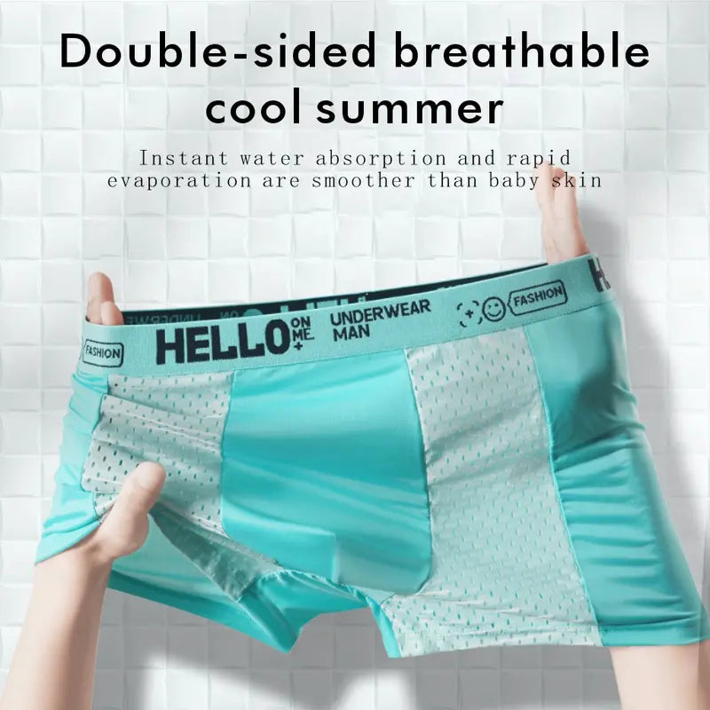 Men’s Breathable Boxer Briefs – Soft Stretch Everyday Underwear