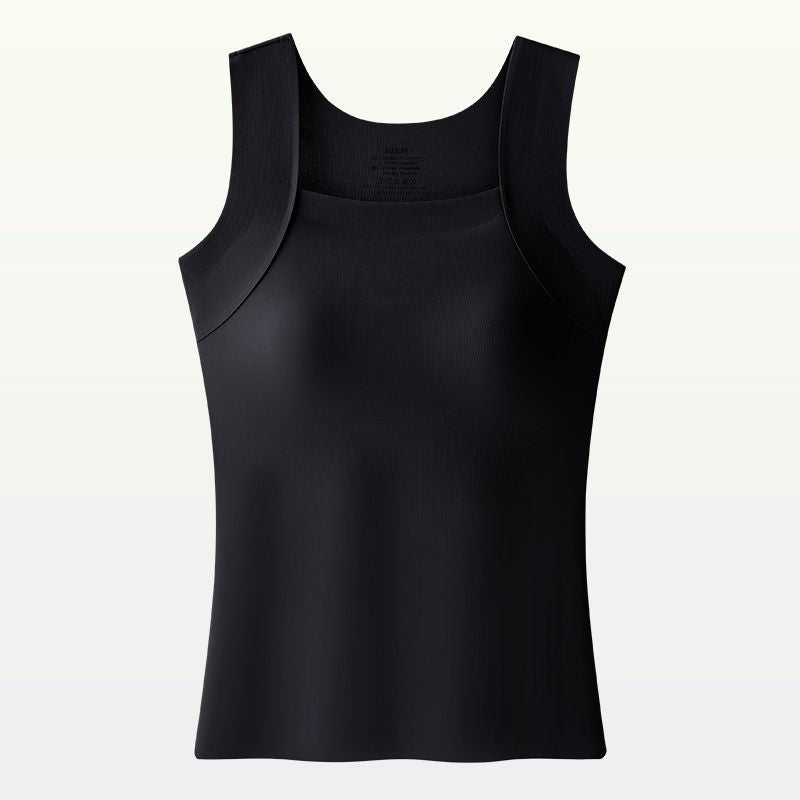 🔥💐Women's U Neck Thermal Tank Tops with Built-In Bra