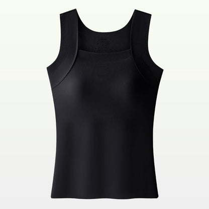 🔥💐Women's U Neck Thermal Tank Tops with Built-In Bra