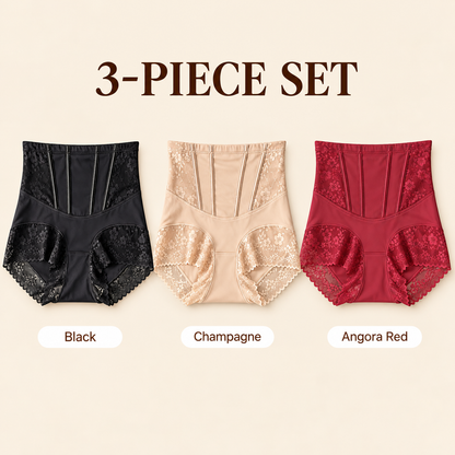 High Waist Lace Tummy Control Briefs