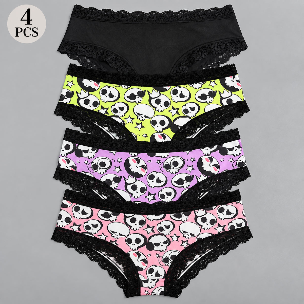 New Arrival Soft Halloween Lace Panties
