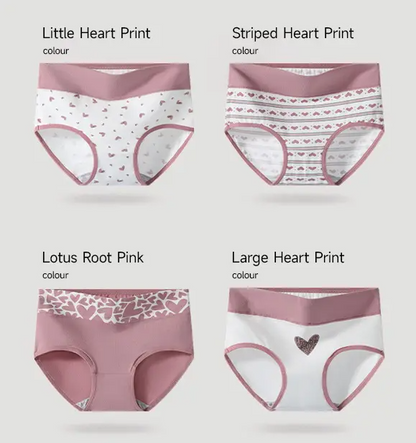 High-Waisted Cotton Tummy Control Panties 4/6/8/10-Pack