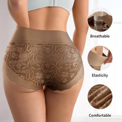 3-Pack Soft Stretch High-Waisted Lace Panties