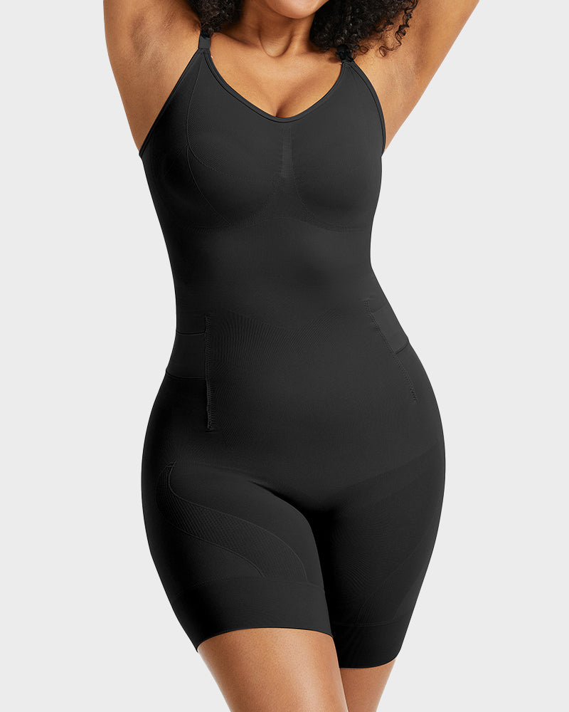 Women's All-in-One Shapewear Bodysuit – Easy-Off Design