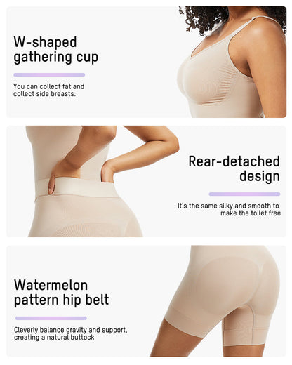 Women's All-in-One Shapewear Bodysuit – Easy-Off Design