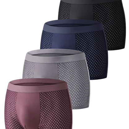 2026 HOT SALE🔥 Premium Leakproof lceSilk Mesh Men's Boxer