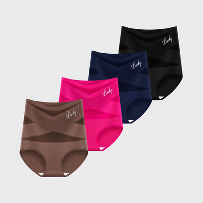 4/7-Pack High-Waist Tummy Control Seamless Shaping Panties