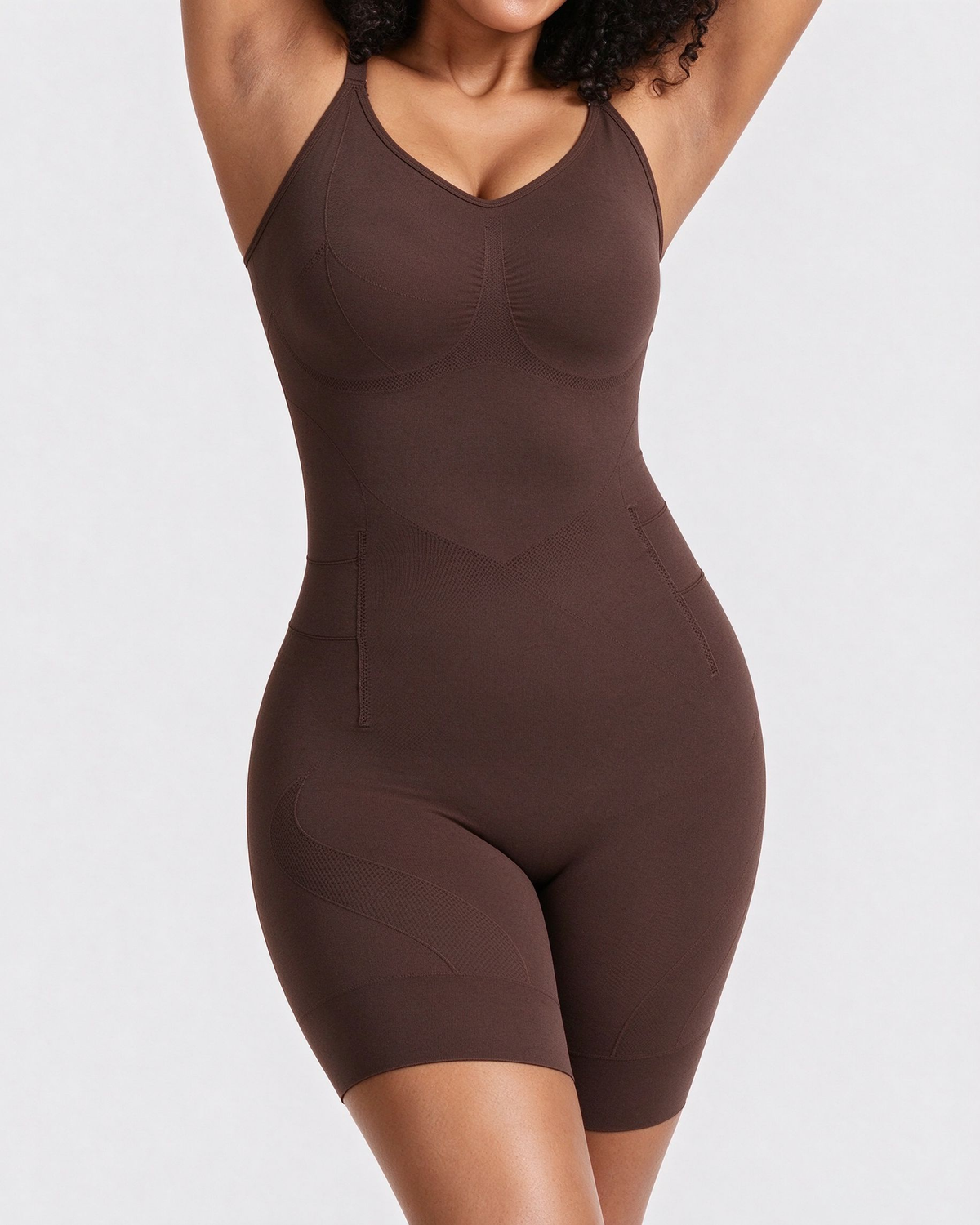 Women's All-in-One Shapewear Bodysuit – Easy-Off Design