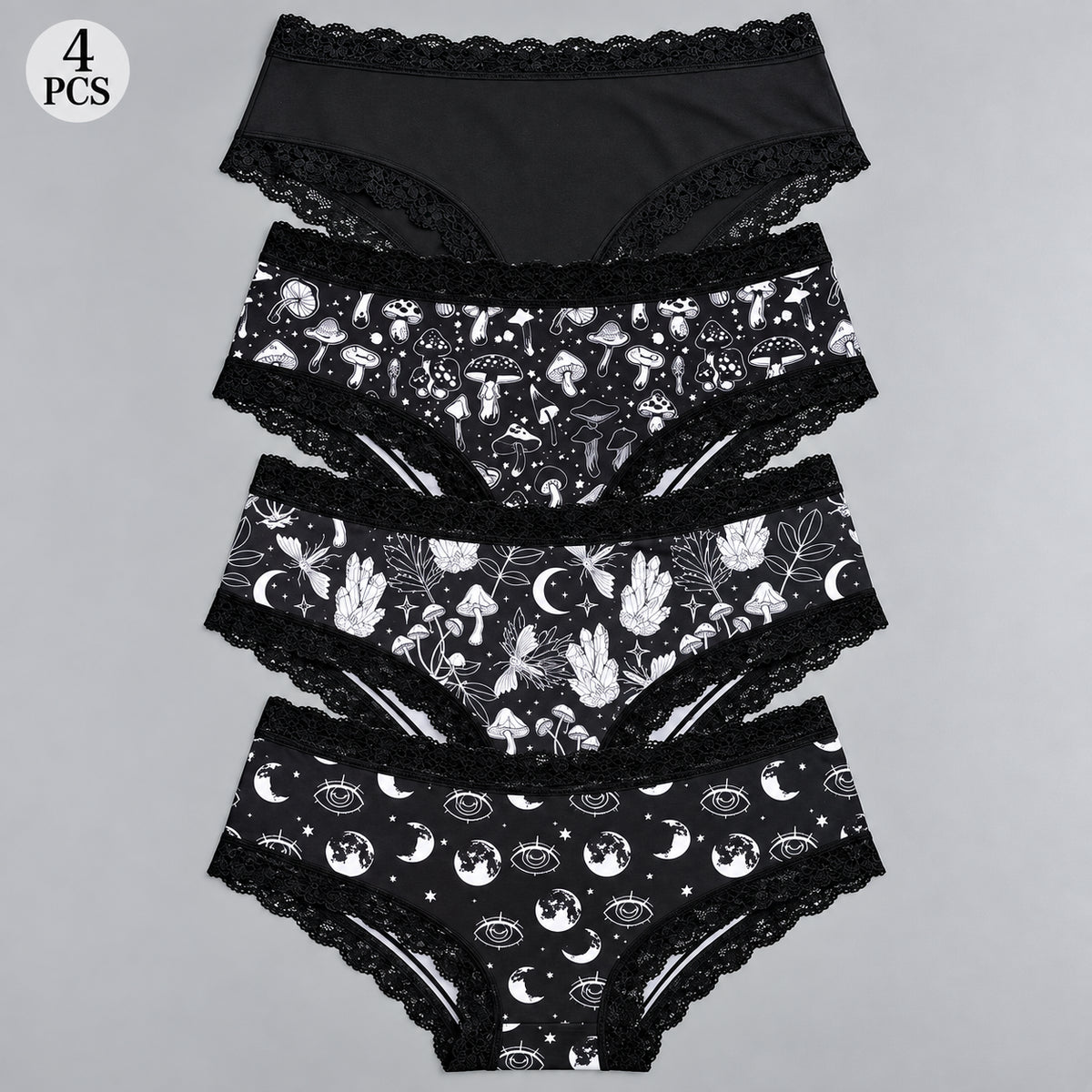 New Arrival Soft Halloween Lace Panties