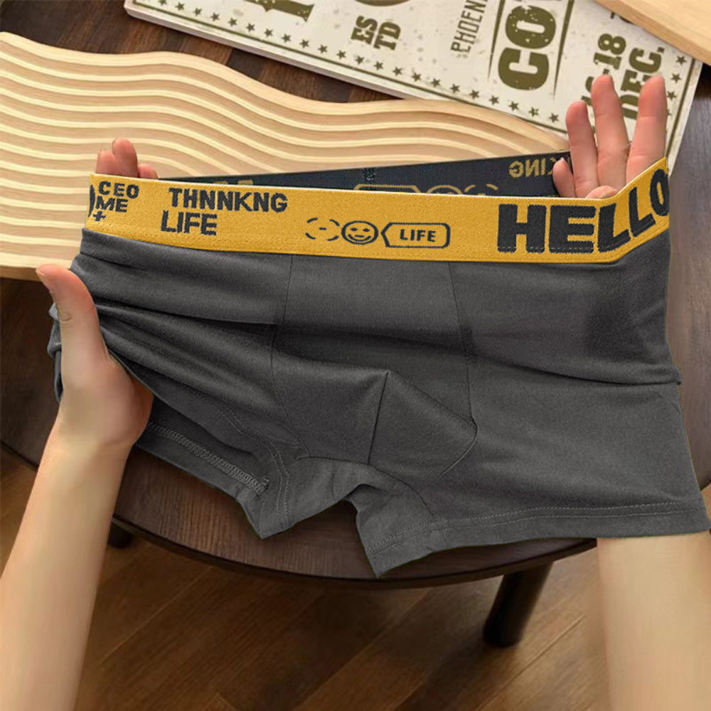 5-Pack Men's Letter Boxer Briefs