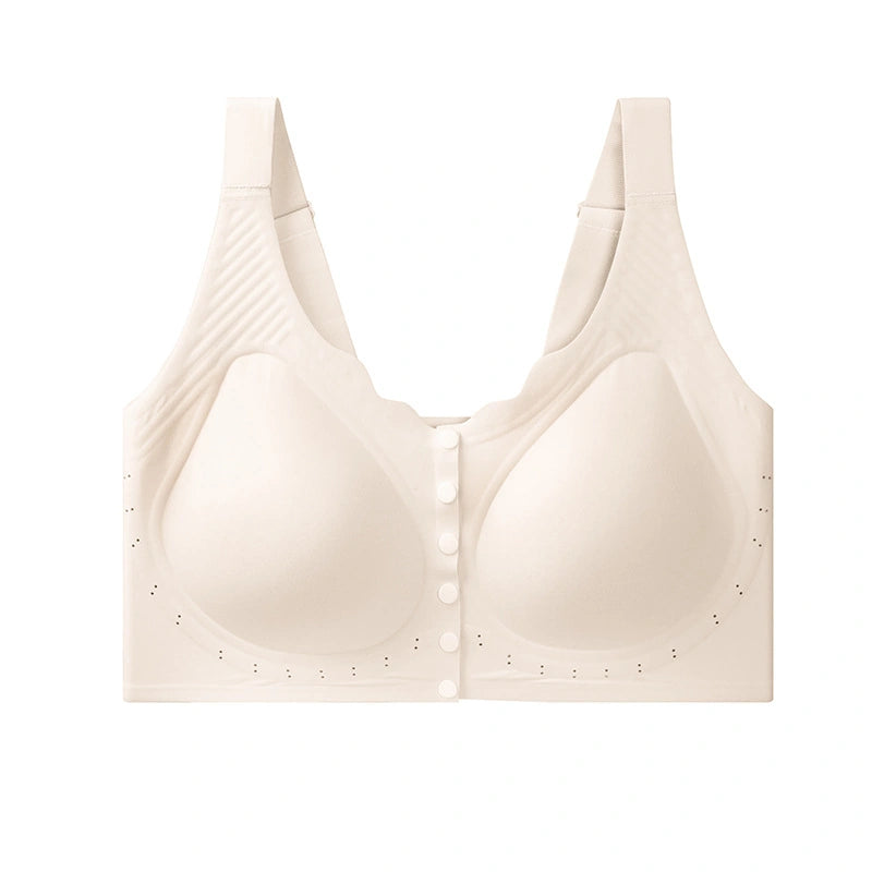 Plus Size Wireless Front-Close Comfort Jelly Bra