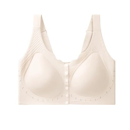 Plus Size Wireless Front-Close Comfort Jelly Bra