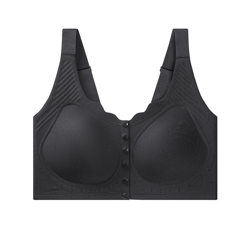 Plus Size Wireless Front-Close Comfort Jelly Bra