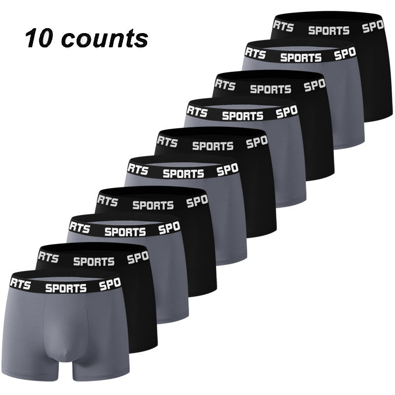 Men’s Athletic Boxer Briefs – Lightweight Breathable Stretch Underwear