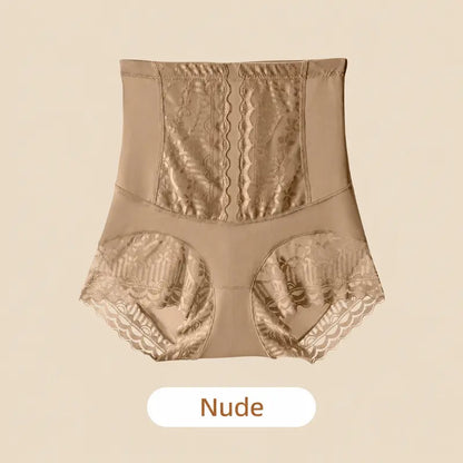High Waist Lace Tummy Control Briefs