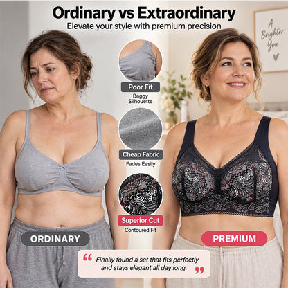 💕Women’s Floral Lace Wireless Stretch Bralette