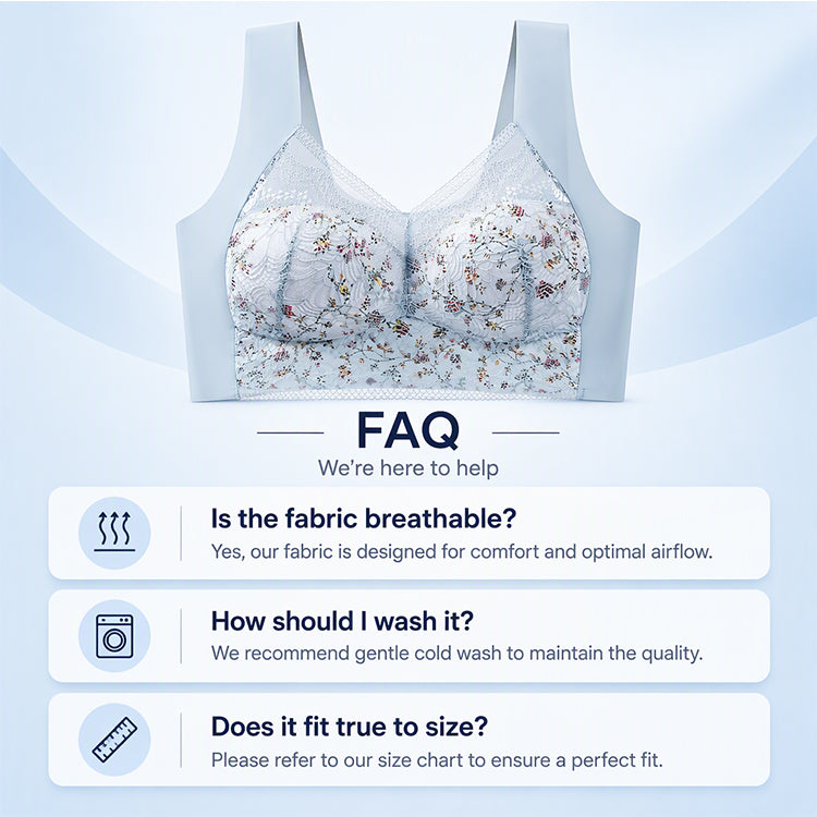 💕Women’s Floral Lace Wireless Stretch Bralette